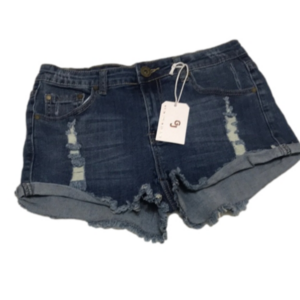 NWT GOGO Distressed Jean Shorts Size 7